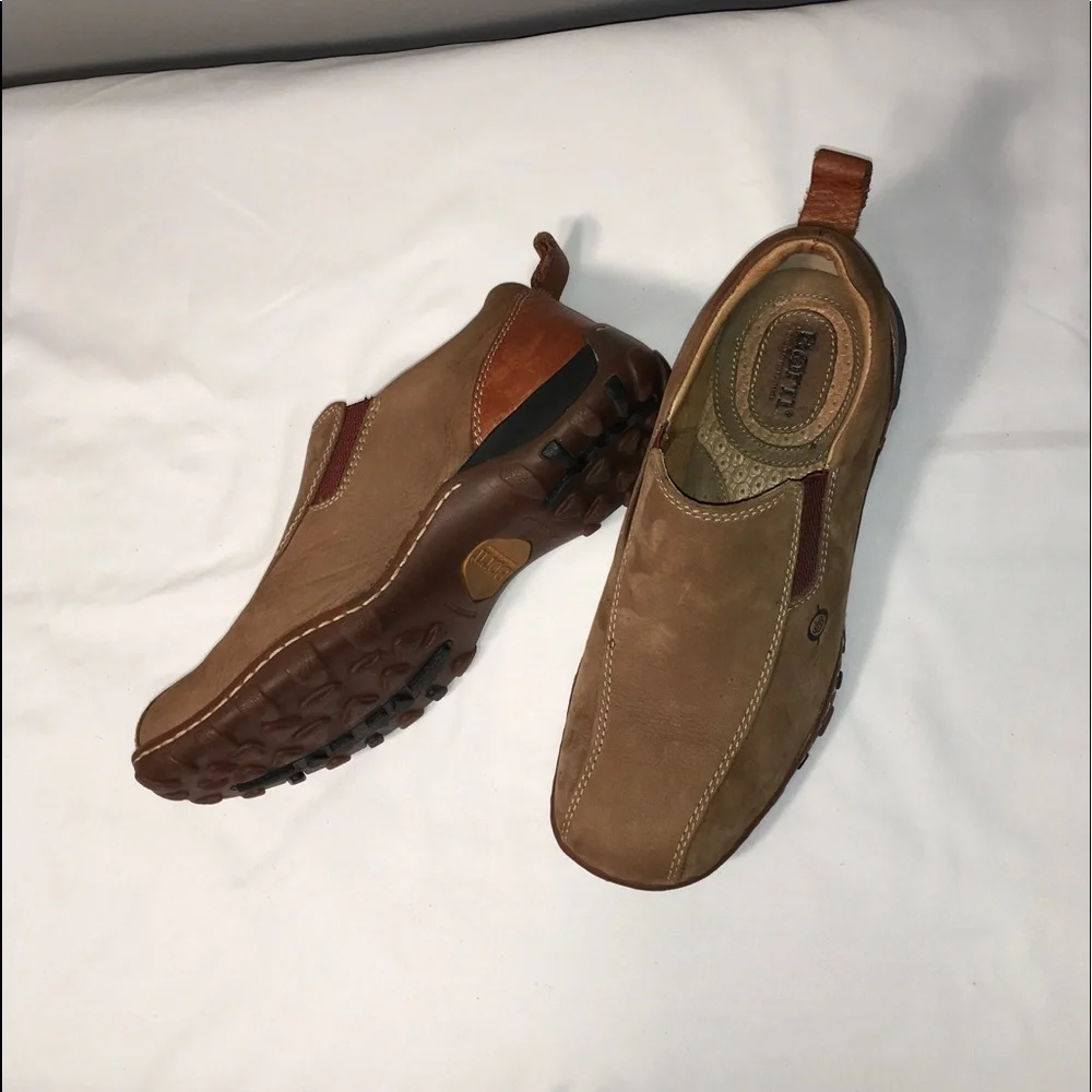Men's Slip-On Loafers in Brown - Comfortable Casual Shoes